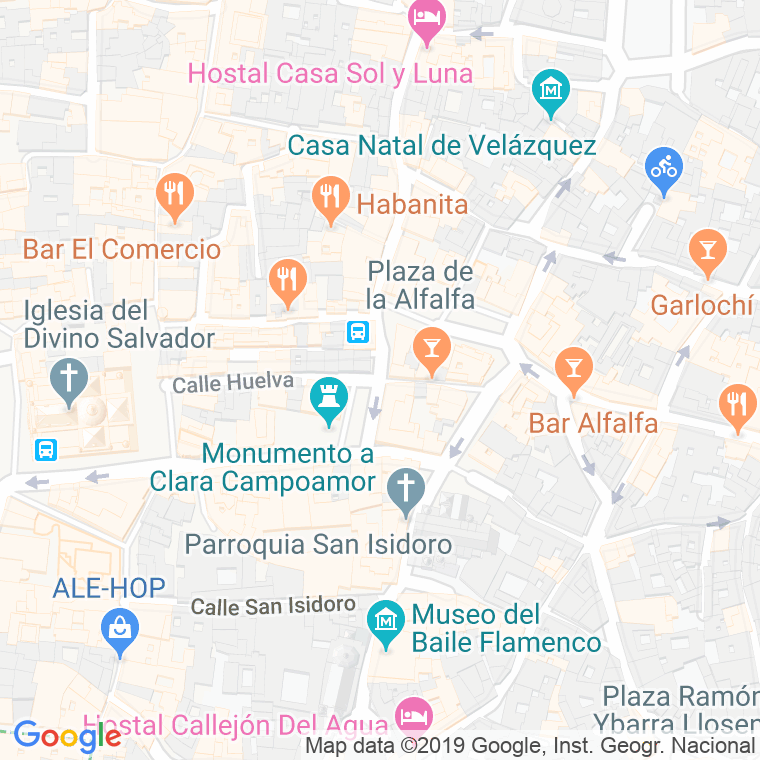 Código Postal calle Angel Maria Camacho en Sevilla