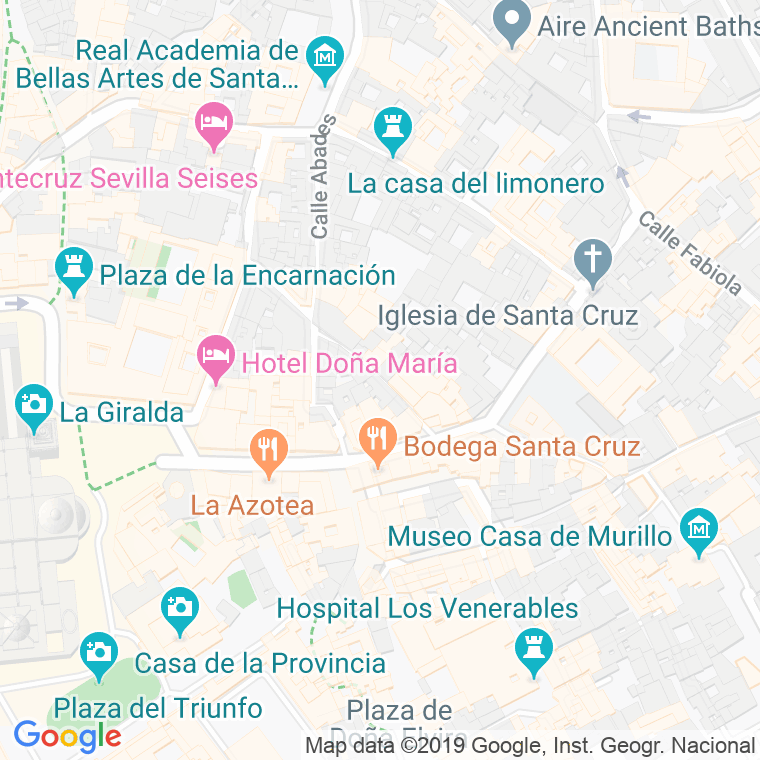 Código Postal calle Angeles en Sevilla