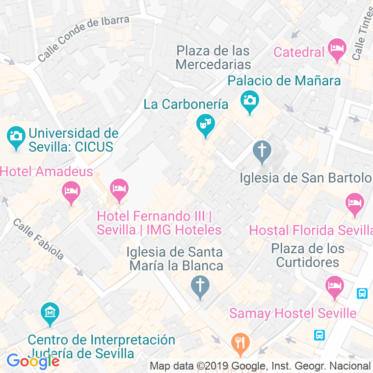 Código Postal calle Cespedes en Sevilla