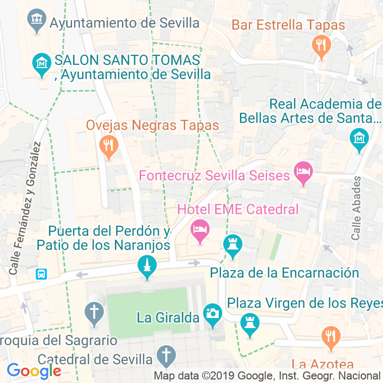 Código Postal calle Conteros en Sevilla