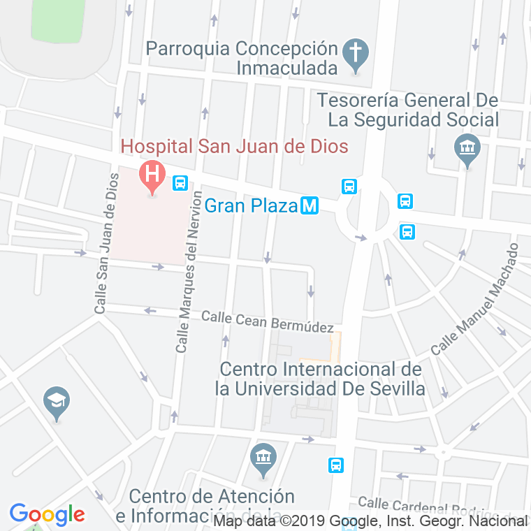 Código Postal calle Juan De Juanes en Sevilla