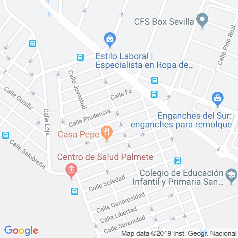 Código Postal calle Anhelo en Sevilla