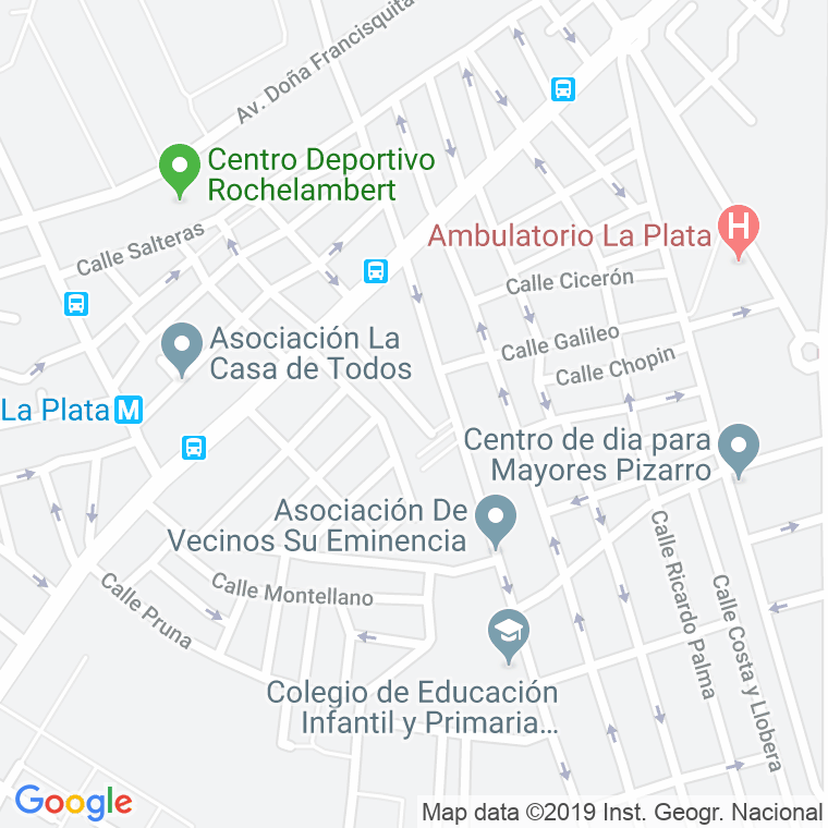 Código Postal calle Carlos Martel en Sevilla