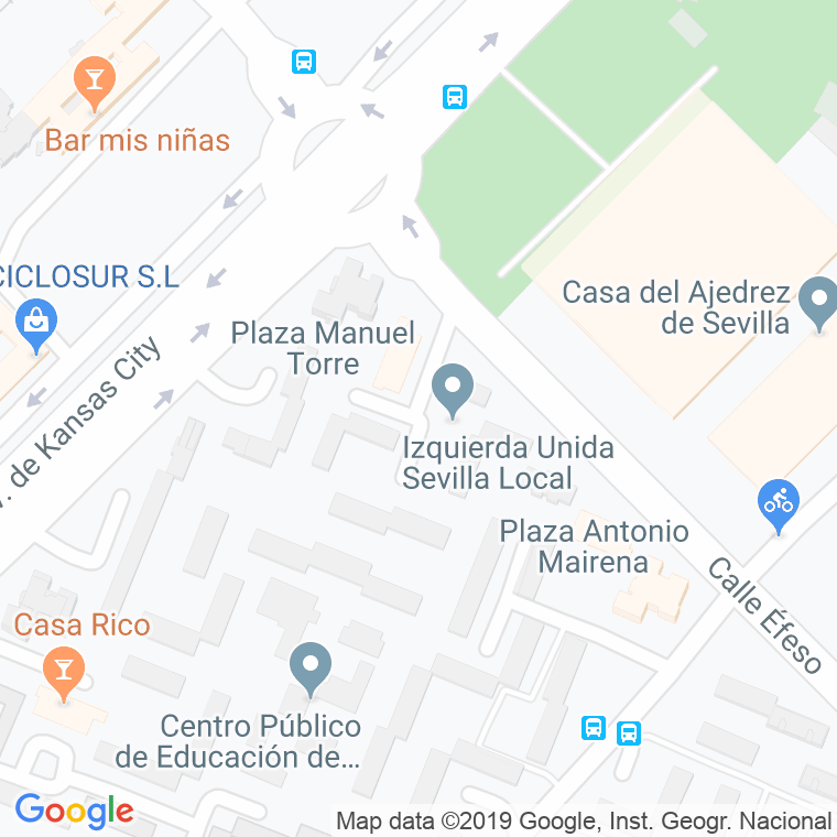 Código Postal calle Adoracion De Los Pastores, plaza en Sevilla