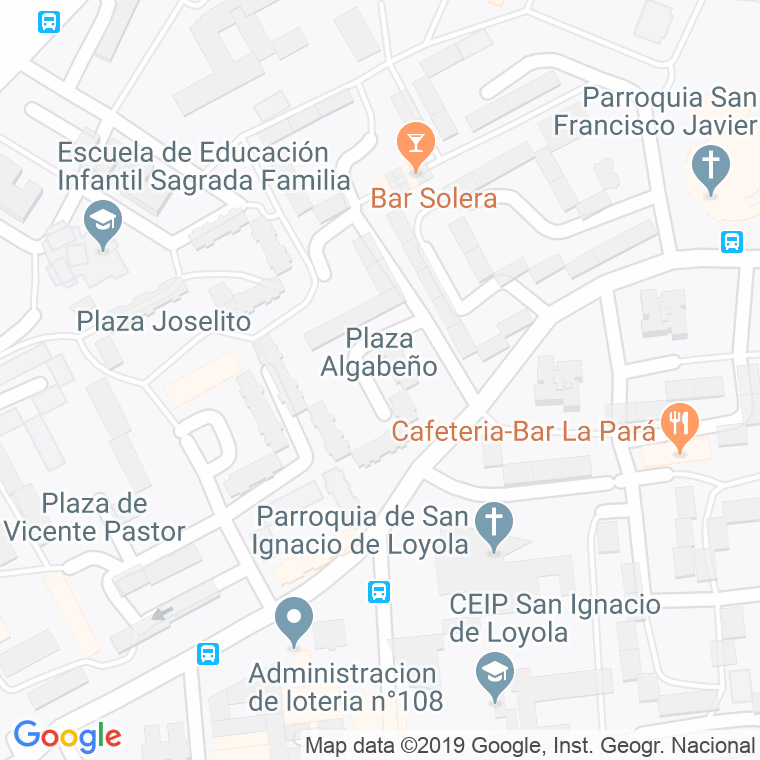Código Postal calle Algabeño, plaza en Sevilla