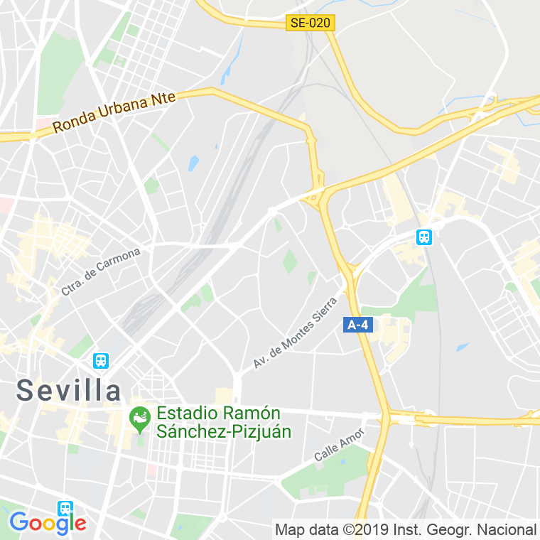Código Postal calle Barrio Santa Clara en Sevilla