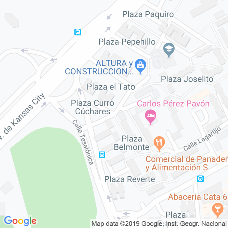 Código Postal calle Costillares en Sevilla