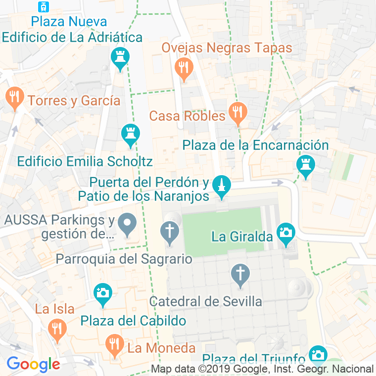 Código Postal calle Don Juan en Sevilla