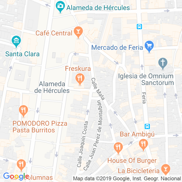 Código Postal calle Fragua Del Vulcano, plaza en Sevilla
