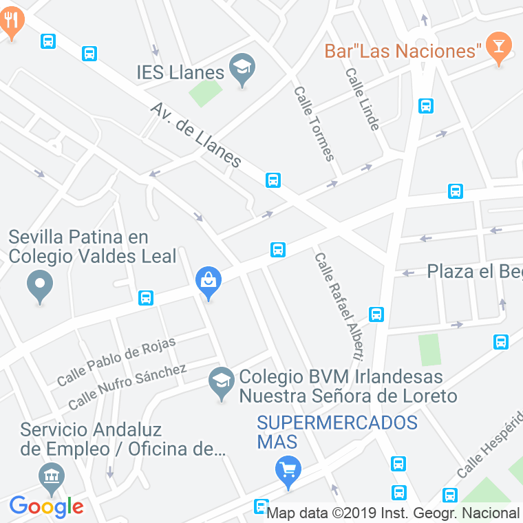 Código Postal calle Antonio Gala en Sevilla