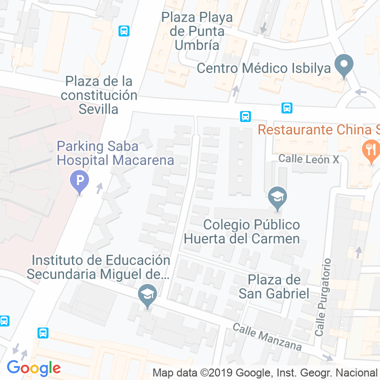 Código Postal calle Avellana en Sevilla