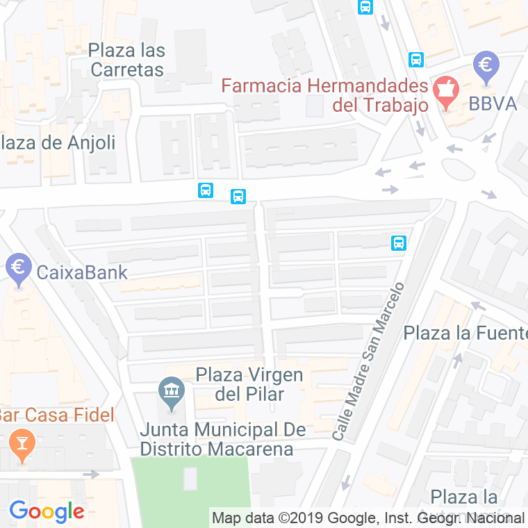 Código Postal calle Bernardo De Toro en Sevilla