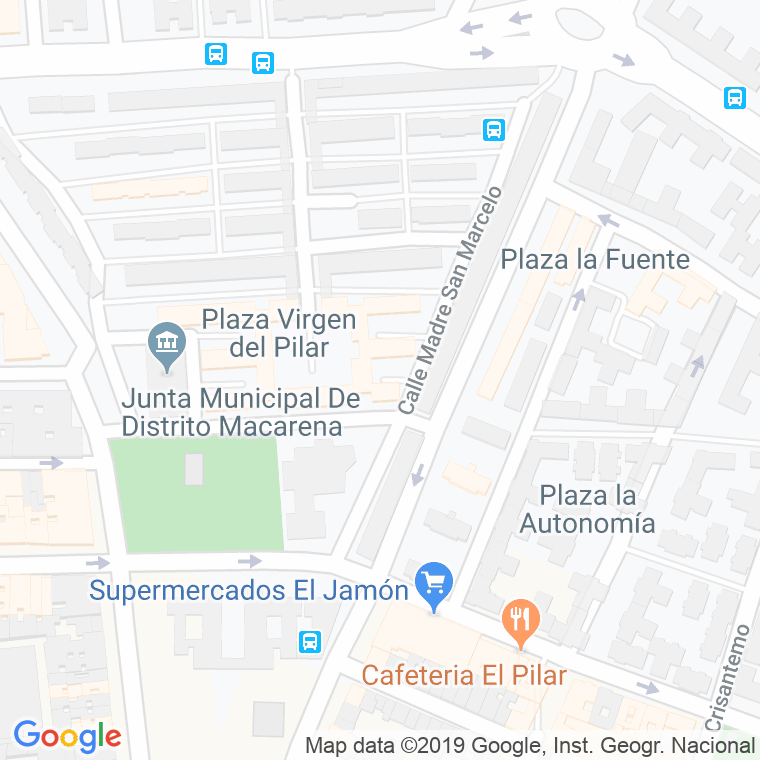 Código Postal calle Cristobal De Monroy en Sevilla