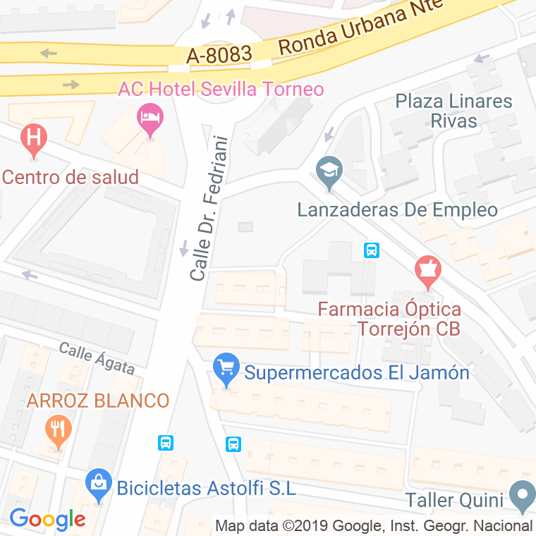 Código Postal calle Diego De Almagro en Sevilla