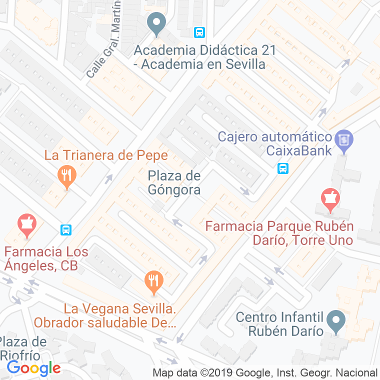 Código Postal calle Alarcon en Sevilla