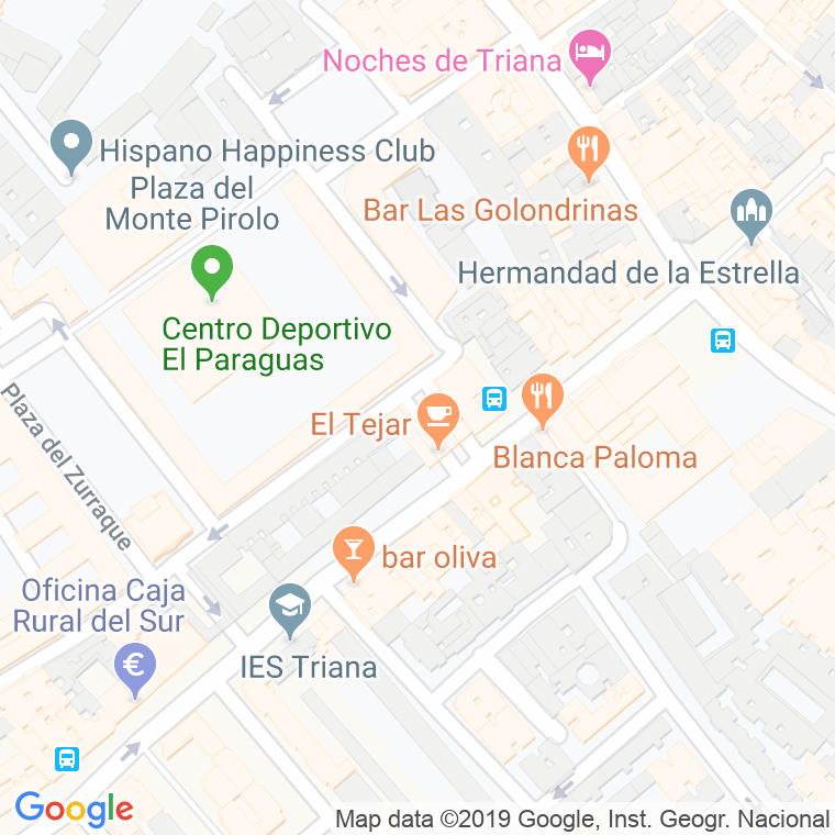 Código Postal calle Alcalde Jose Hernandez Diaz en Sevilla