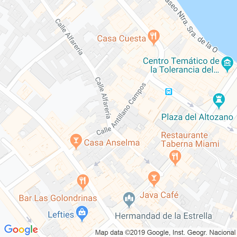 Código Postal calle Antillano Campos en Sevilla