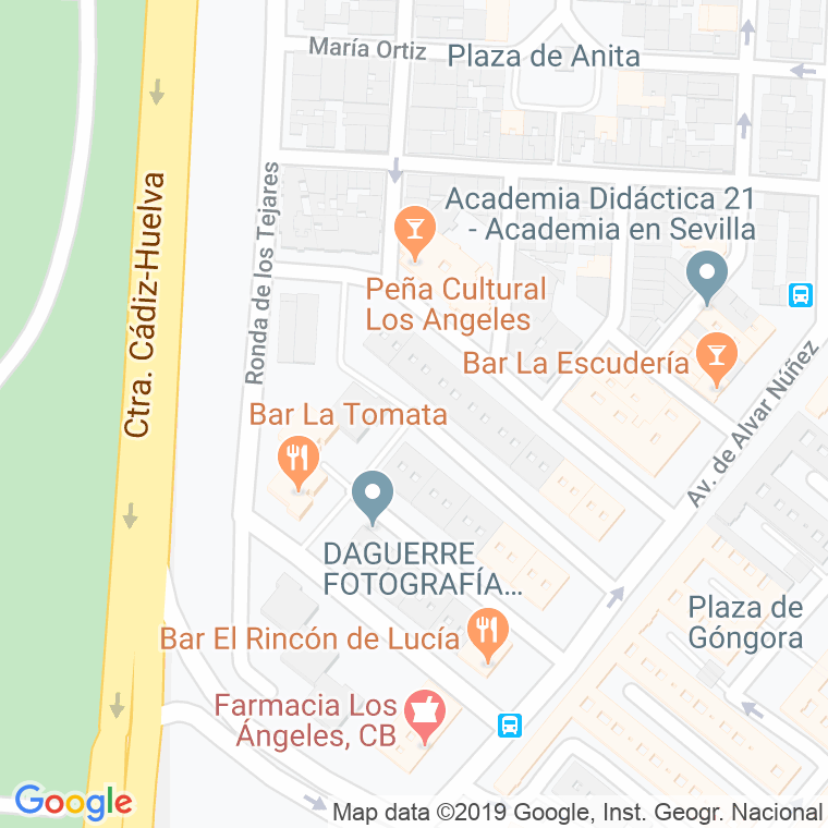 Código Postal calle Arcangel San Gabriel en Sevilla