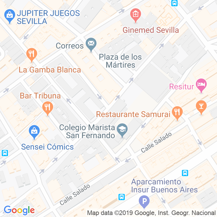 Código Postal calle Ardilla en Sevilla