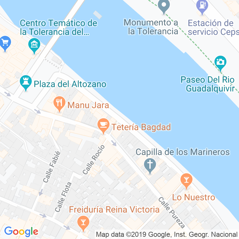 Código Postal calle Arfian en Sevilla