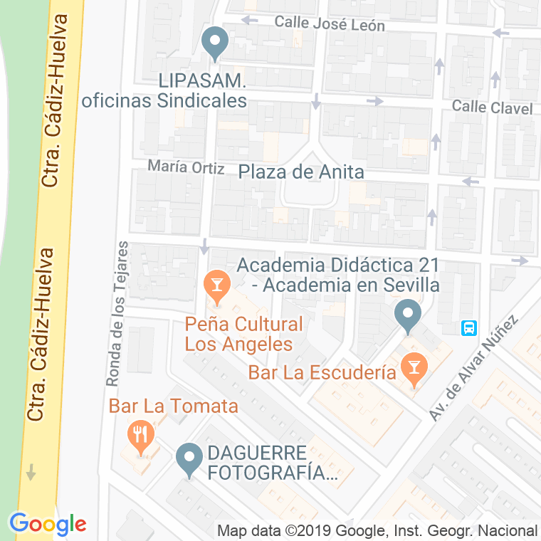Código Postal calle Barrio De Leon en Sevilla