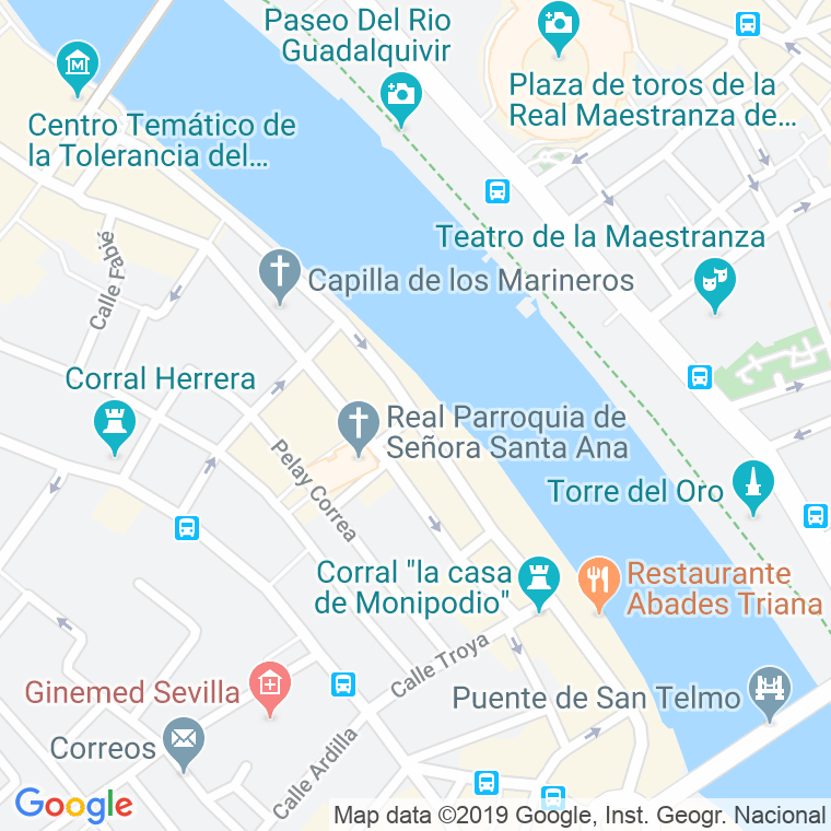 Código Postal calle Betis en Sevilla