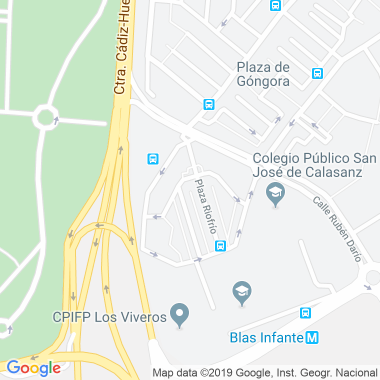 Código Postal calle Bidasoa en Sevilla