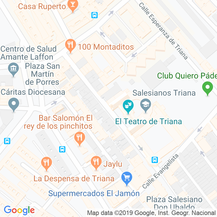 Código Postal calle Conde De Bustillo en Sevilla