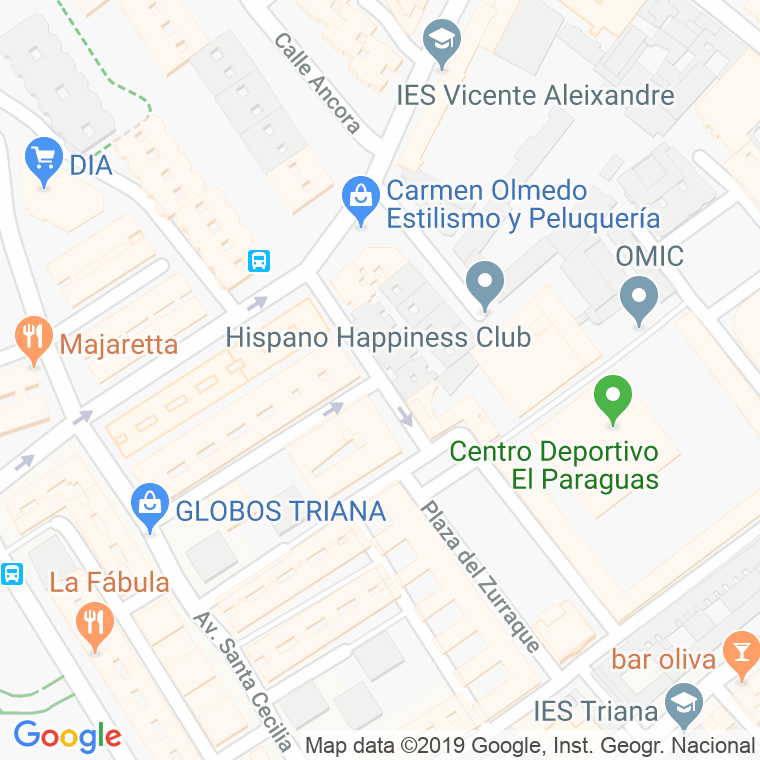 Código Postal calle Doctor Jeronimo Pou en Sevilla