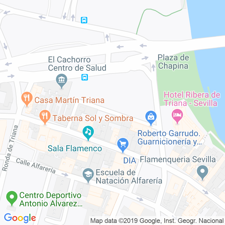 Código Postal calle Doctores Lasso Simarro en Sevilla