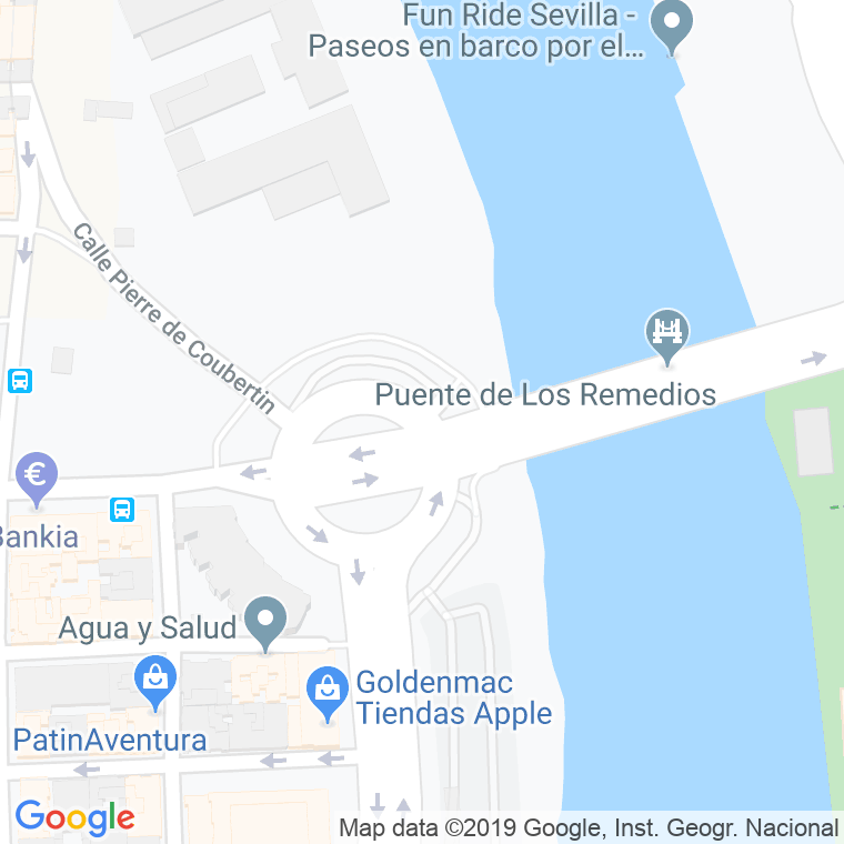 Código Postal calle Cigarreras, De Las, glorieta en Sevilla