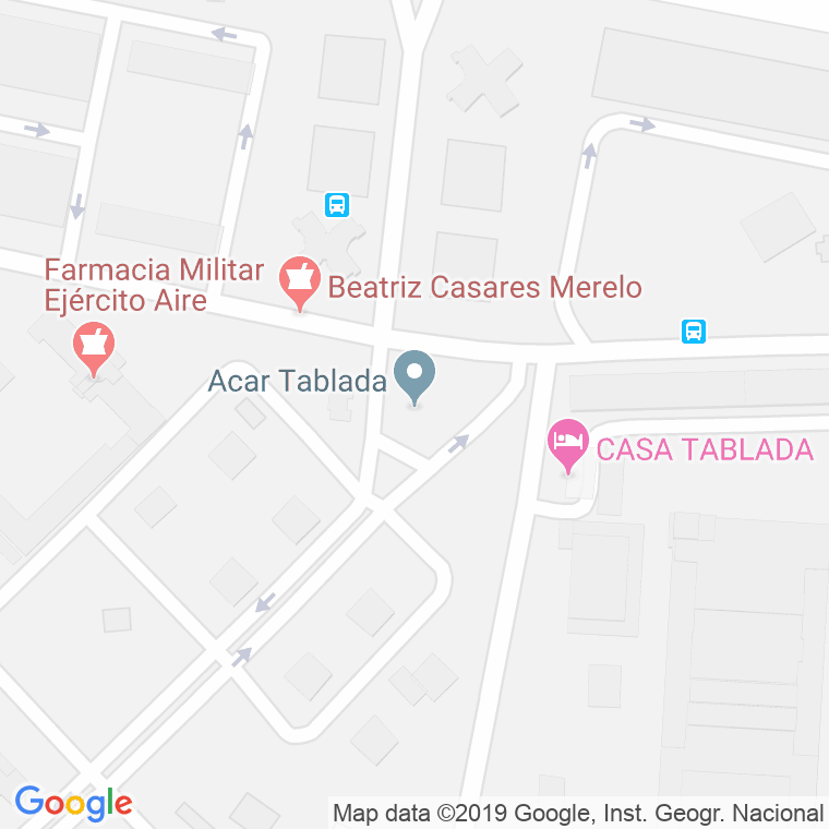 Código Postal calle Tablada-base Aerea en Sevilla