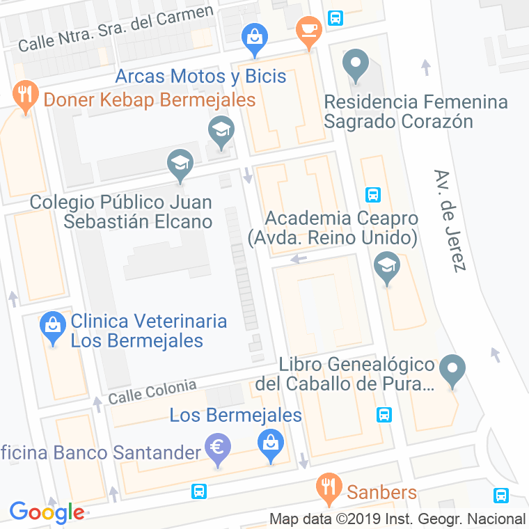 Código Postal calle Bruselas en Sevilla
