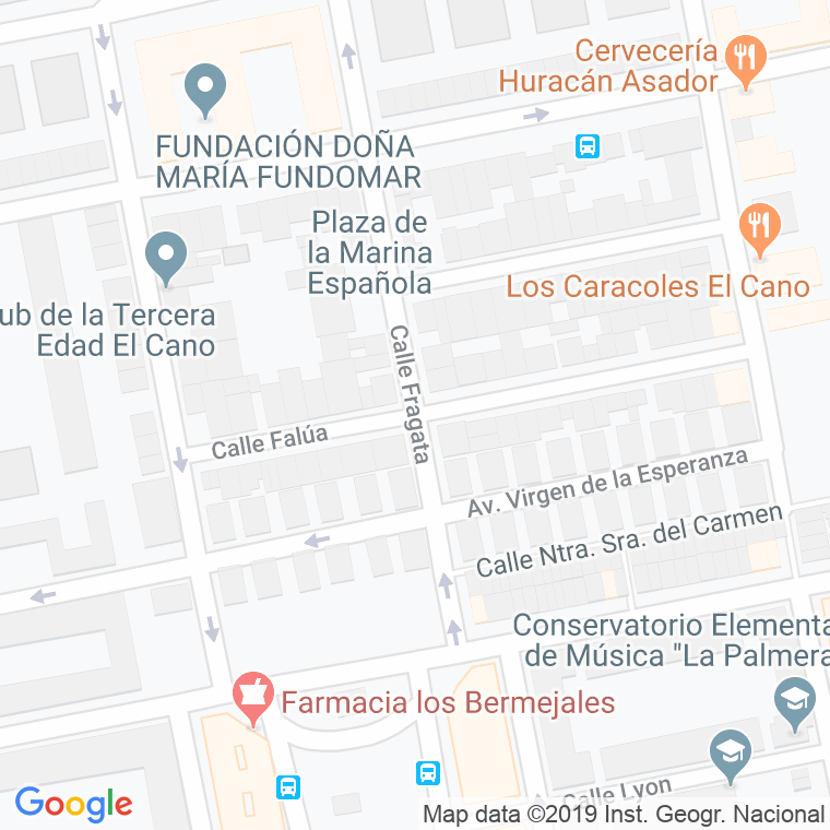 Código Postal calle Falua en Sevilla