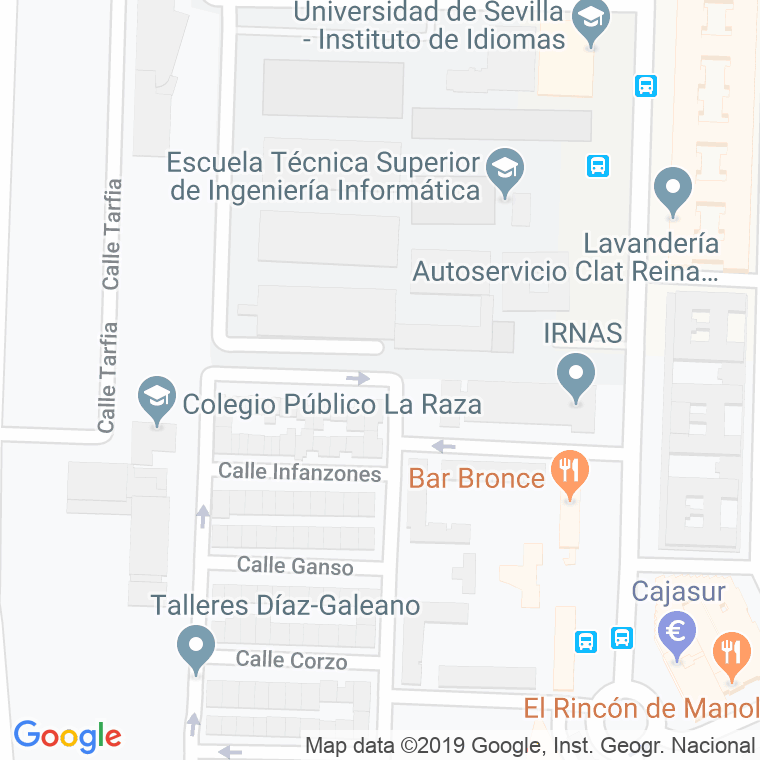 Código Postal calle Mareantes en Sevilla
