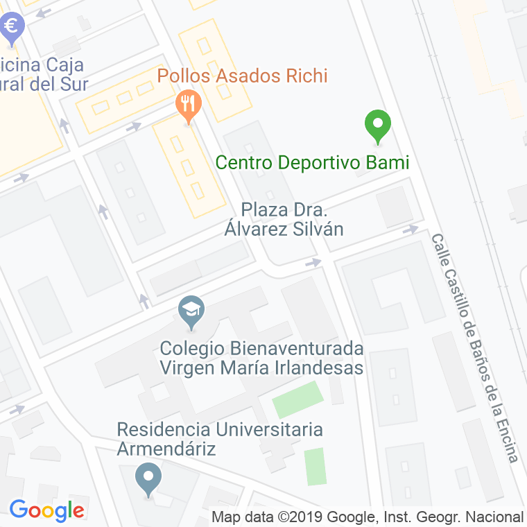 Código Postal calle Castillo De Cortegana en Sevilla