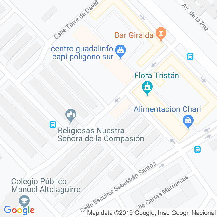 Código Postal calle Estrella De La Mañana en Sevilla