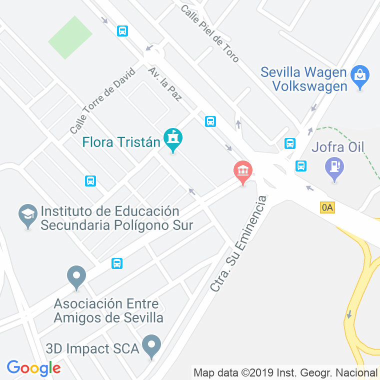 Código Postal calle Fuente Sellada en Sevilla