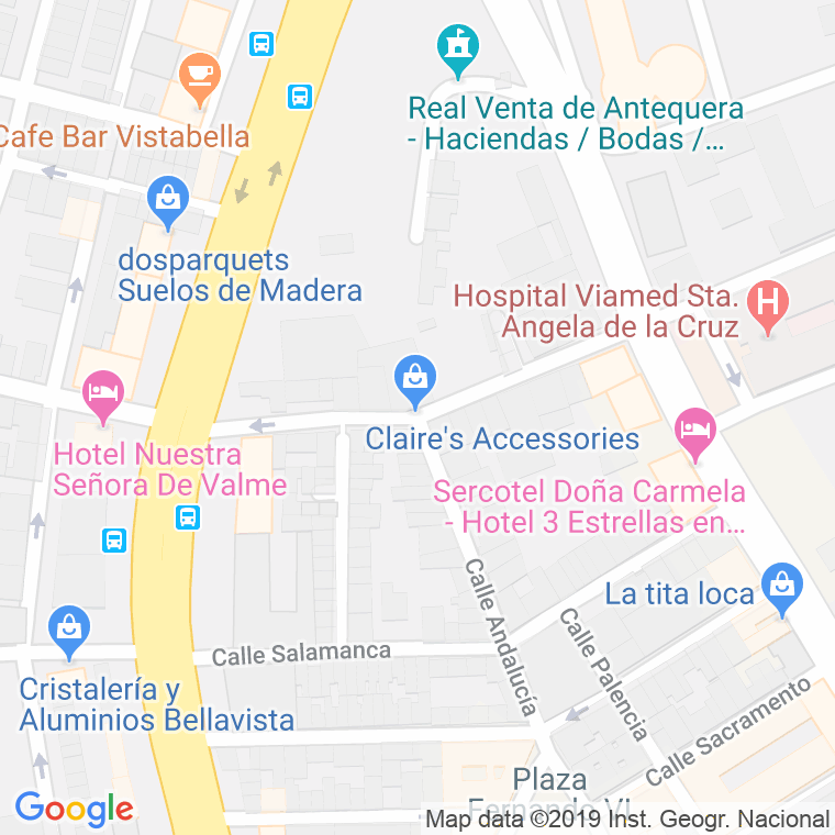 Código Postal calle Mallorca en Sevilla