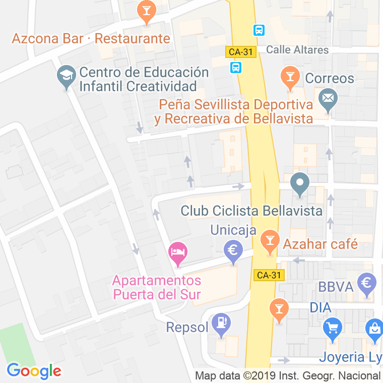 Código Postal calle Torres Farfan en Sevilla