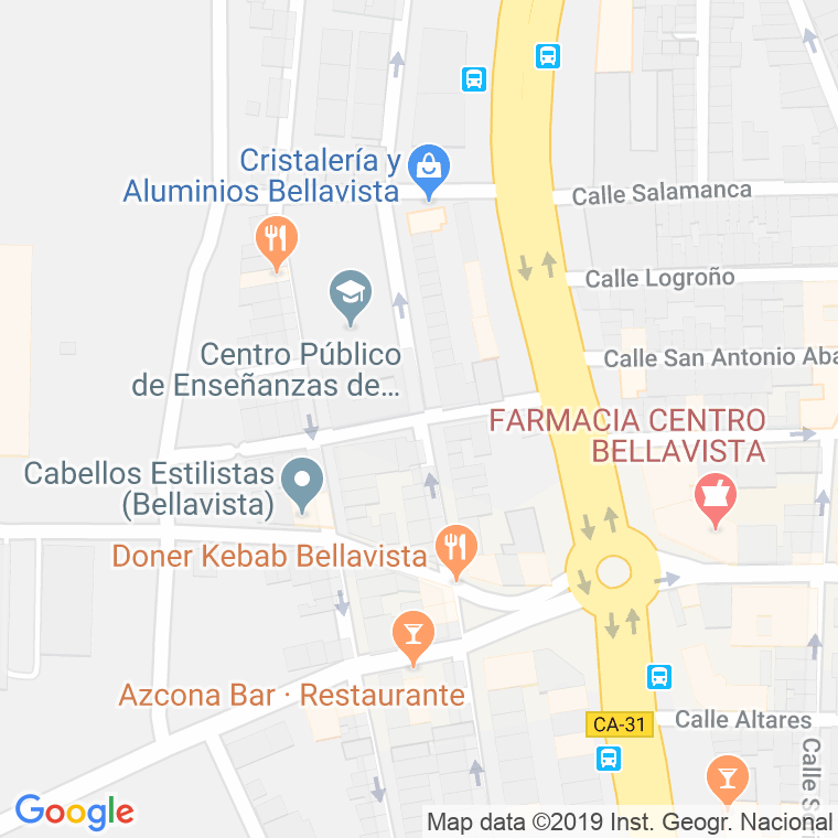 Código Postal calle Viar en Sevilla