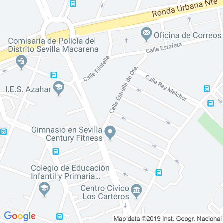 Código Postal calle Antonio Cabral Bejarano en Sevilla