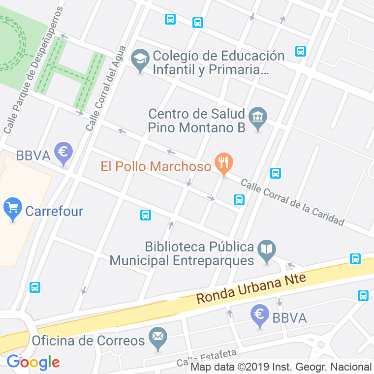 Código Postal calle Corral De La Encarnacion en Sevilla