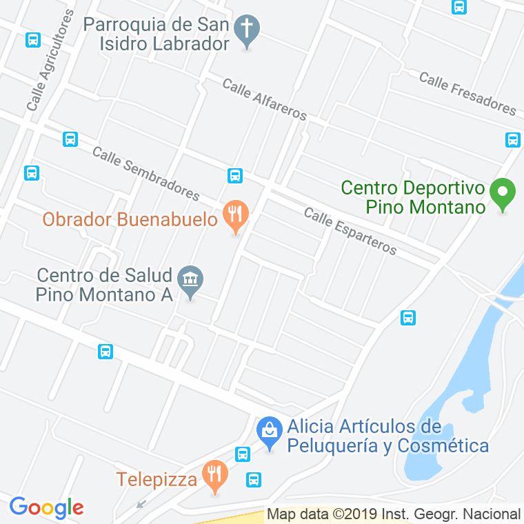 Código Postal calle Encofradores en Sevilla