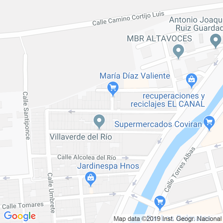 Código Postal calle Benacazon en Sevilla