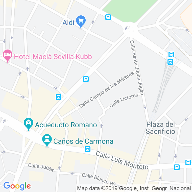 Código Postal calle Alerce en Sevilla