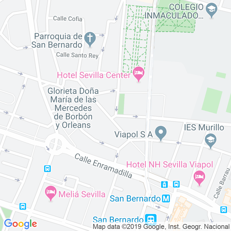 Código Postal calle Huestes en Sevilla