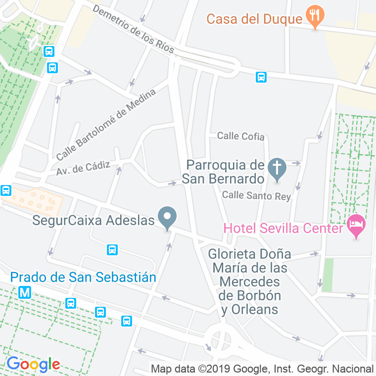 Código Postal calle Juan De Mata Carriazo en Sevilla