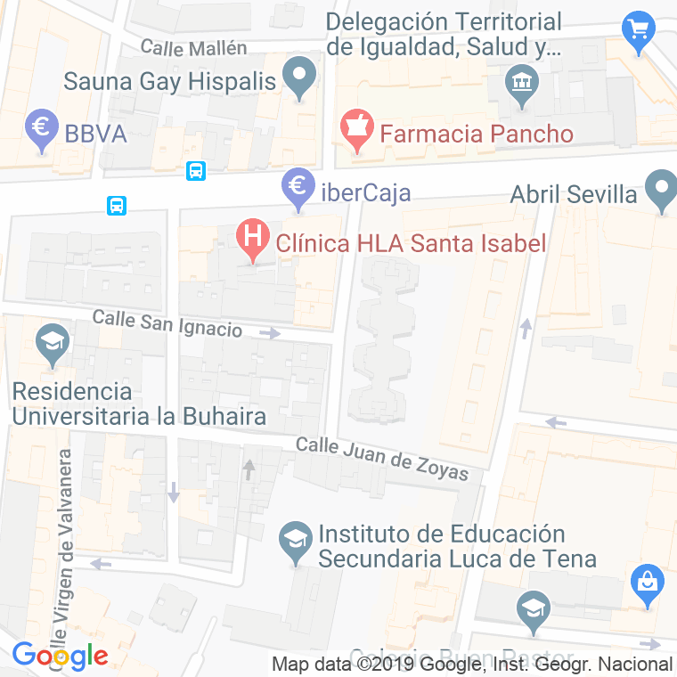 Código Postal calle Maese Farfan en Sevilla