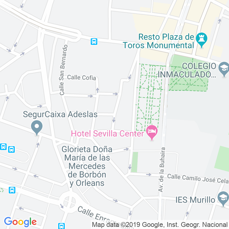 Código Postal calle Marques De Estella en Sevilla